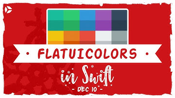 FlatUIColors in Swift and Xcode 10 (EASY)