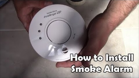 How to install mains powered smoke alarms Wiring Smoke Alarm Fire Angel Pro