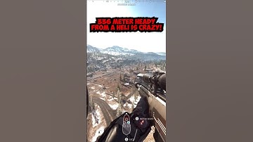 336 Meter Headshot from a Heli is crazy 😮 #callofduty #warzone #warzoneclips #codclips #bo7 #cod