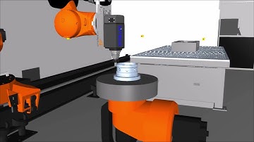 CNC Robotics - Kuka Sim simulation