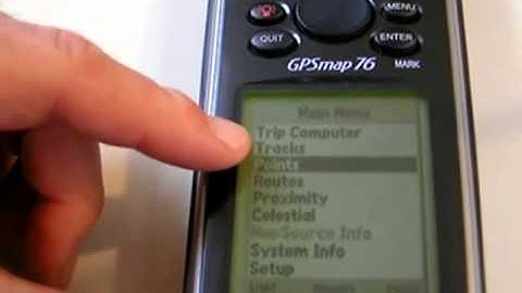 GPS to GIS:  Examining Waypoints and Tracks on GPS Receivers