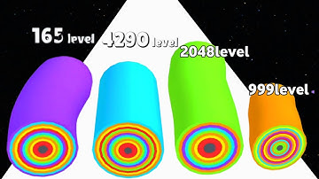 Layer Runner vs 2048 Run 3D - All Level Gameplay (Freepya, New Update) ASMR Gameplay