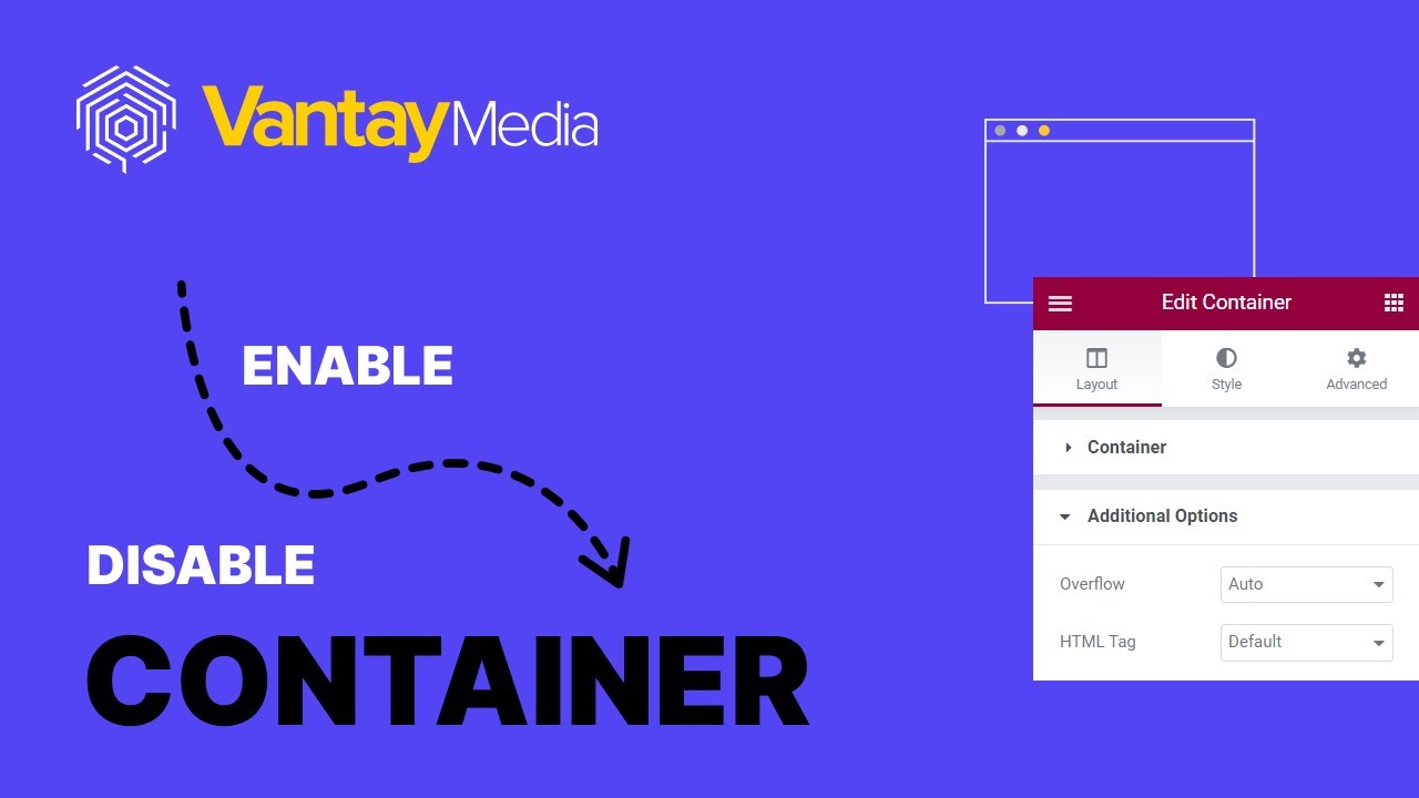 Hướng dẫn bật/ tắt flexbox container | Elementor Tutorial - YouTube
