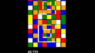 Some fast supercube solves (3x3x3 through 7x7x7) @qqwrefYT