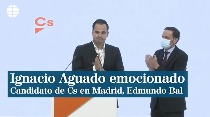 Ignacio Aguado se emociona tras anunciar que el ca...