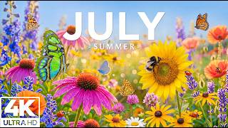 Summertime Splendor 4K | Dancing Butterflies & Vibrant Wildflowers 🌸 A Peaceful Nature Escape screenshot 4