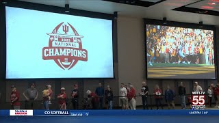 National Championship Trophy Tour packs Fort Wayne's Parkview Mirro Center with Hoosier fans
