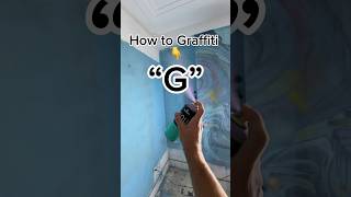 How to easy graffiti letter “G”👈#graffitialphabet