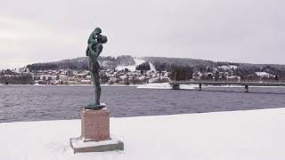 Winter in Östersund, Sweden