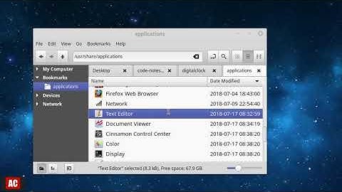 New Version - Add One Item to App Menu on Linux Mint Cinnamon