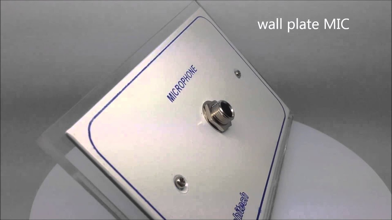 wall plate MIC YouTube