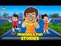 Friends &amp; Fun Stories with Gattu &amp; Chinki | English Cartoon | Moral Stories | PunToon Kids
