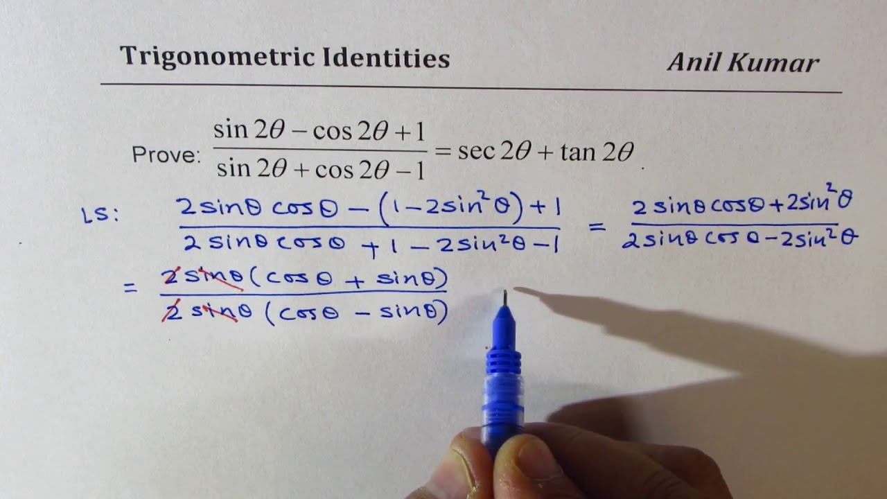 Trigonometric Identity In Double Angle Sin2x Cos2x 1 Sin2x Cos2x 1 Sec2x Tan2x Youtube Trigonometric Identity In Double Angle Sin2x Cos2x 1 Sin2x Cos2x 1 Sec2x Tan2x Youtube