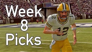 NFL Week 8 Picks & Predictions ALL GAMES
