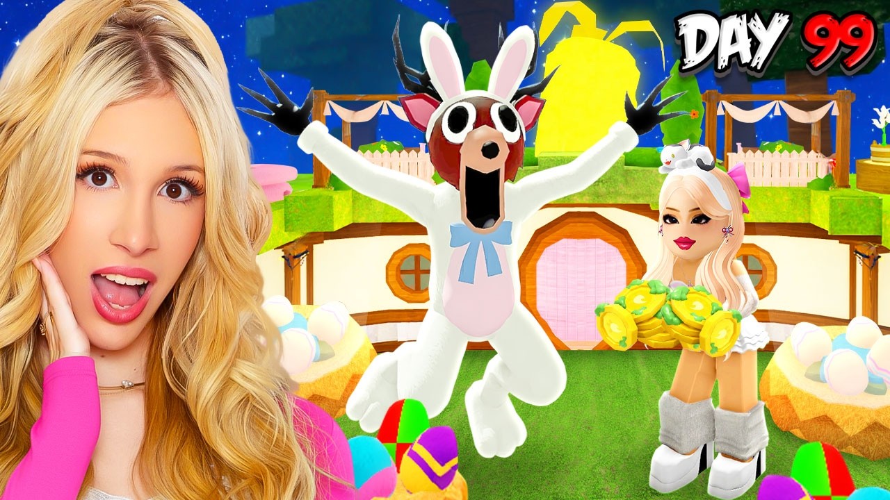 Building The ULTIMATE EASTER BASE in 99 NIGHTS!