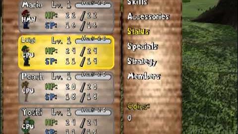 Super Mario Action RPG Progress 2 Unity