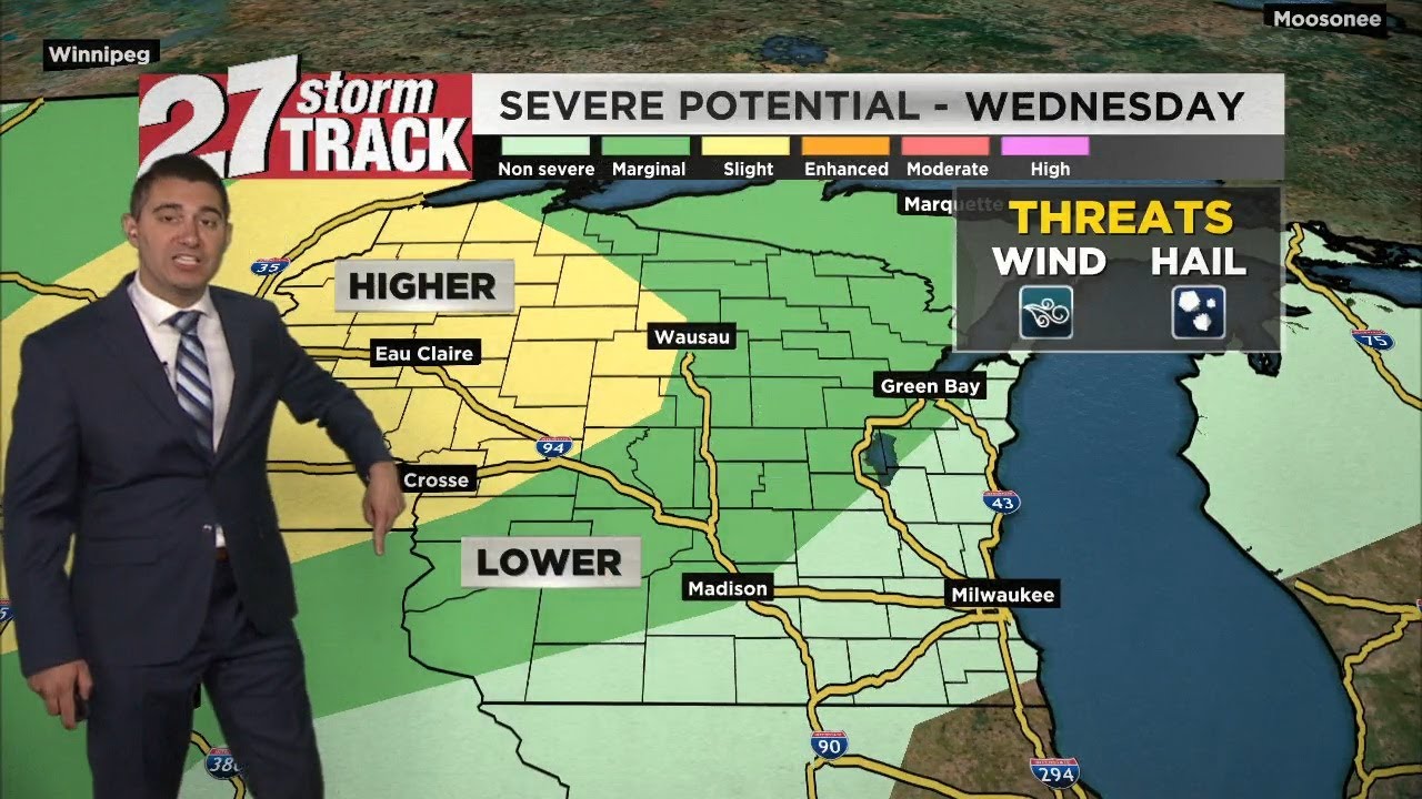 Tuesday Forecast: Showers and Storms Return to the Forecast - YouTube