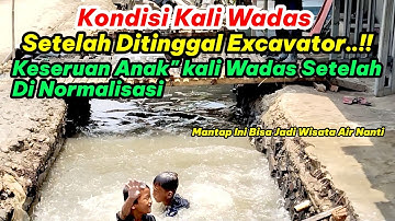 Keren..❗ Beginilah Kondisi Kali Wadas Setelah Ditinggal Excavator – Anak-Anak Langsung Main Air❗