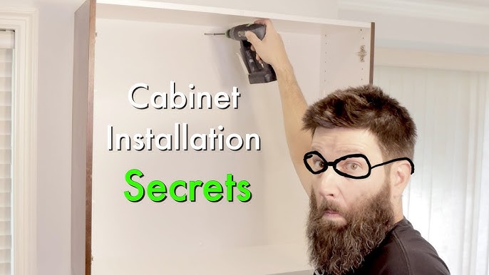 Hang Upper Cabinets by Yourself - Cabinet Brace How-To 