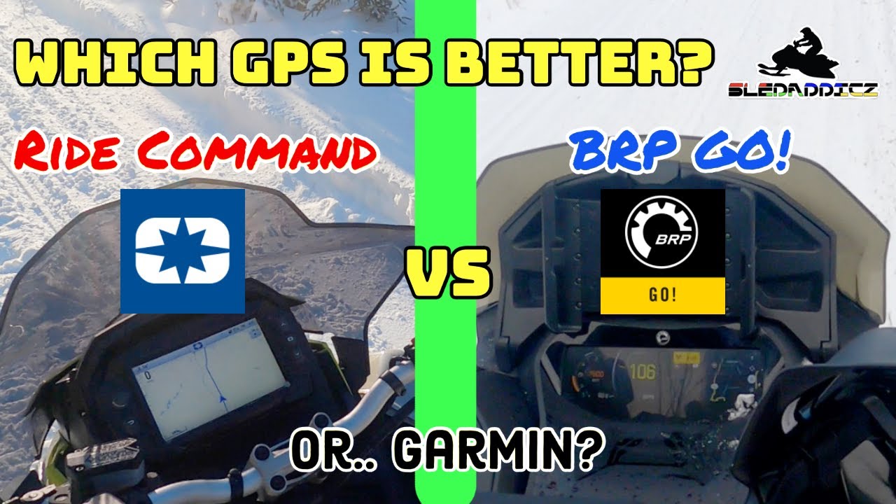 BRP GO! vs Ride Command SkiDoo 7.8" Gauge vs. Polaris 7S Display