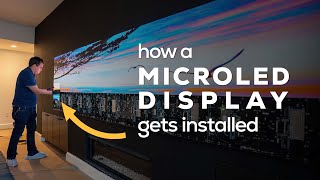 How a MicroLED Gets Installed: An Overview of This Ultra-Wide 32:9 Video Wall!