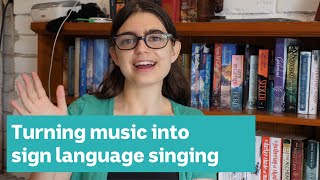 Turning music into sign language singing