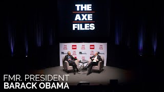 Live Taping of 'The Axe Files' with Former President Barack Obama