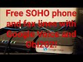 Free small business phone and fax service with Google Voice and obi202