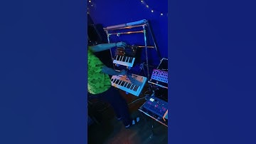In the studio #music #dance #synth #shorts #livemusic