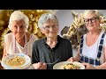 96yr old Fedora & 86yr old Alba make passatelli - bread and cheese pasta!