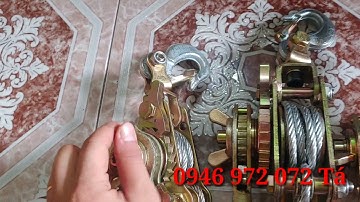 Review các loại pa lăng cáp lắc tay, tời cáp 1 tấn 2 tấn 3 tấn giá rẻ 0946972072