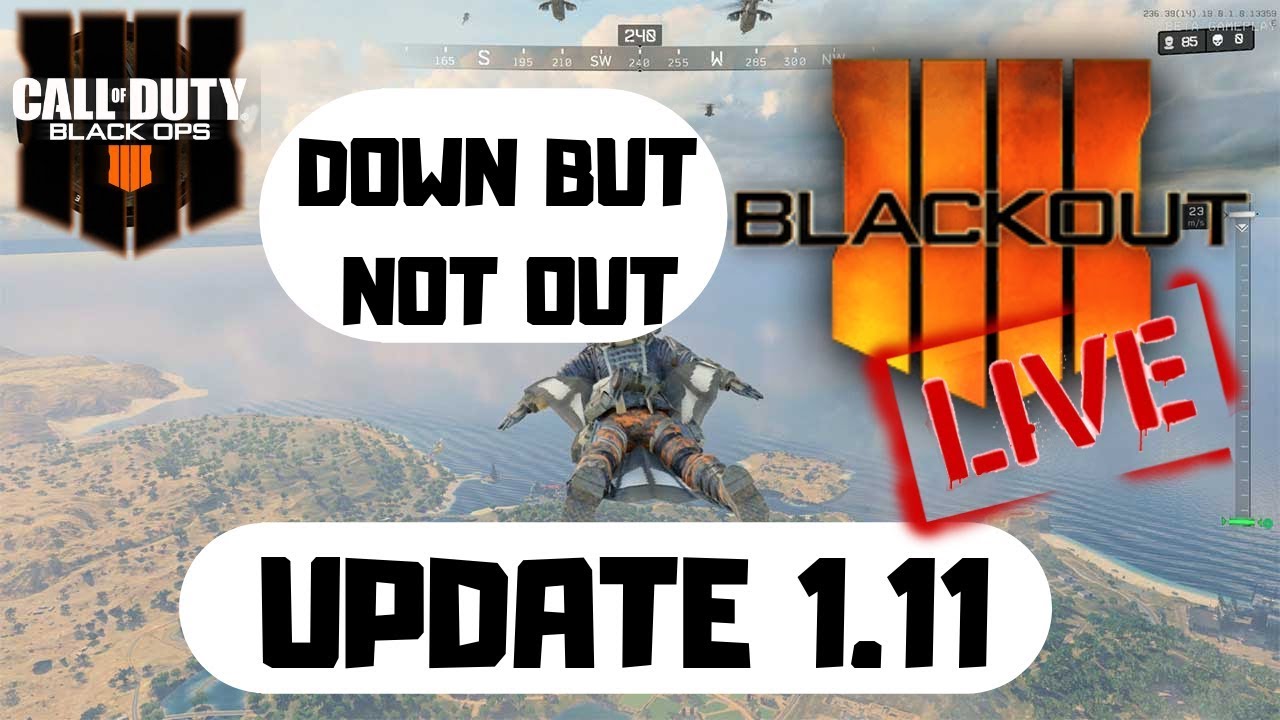 COD BO4 BLACKOUT - Update 1.11 // 2ND LOOT FIX!!! NEW MODE on XBOX & PC (Down But Not Out)