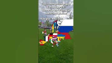 Top comment changes Europe part 3 #europe #geography #mapping #croatia #history