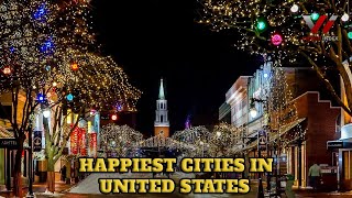 Top 10 Happiest Cities in United States 2023 | World Index |