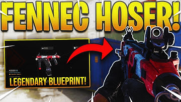 TRYING THE FENNEC "HOSER" LEGENDARY BLUEPRINT in COD MW!