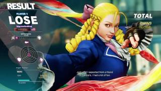 Street Fighter V Ranked Match Impressionking Ibuki Vs Pringletheone Karin Double Perfect