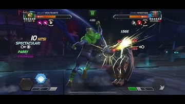 MCoC Toad vs Nick Fury on node 14 (magic thief,  ebb flow knock down, heavy hitters)