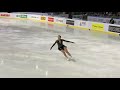 Kaori SAKAMOTO FS 2/11/2019 Internationaux de France 2019