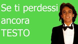 Riccardo Fogli-Se ti perdessi ancora (testo in italiano)