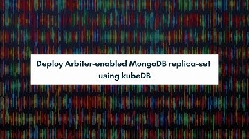 Deploy Arbiter enabled MongoDB replica set using kubeDB