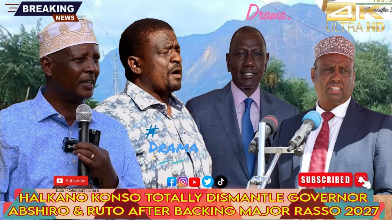 Halkano Konso hail Major Rasso after President Ruto was heckled in Isiolo while Rasso was cheered