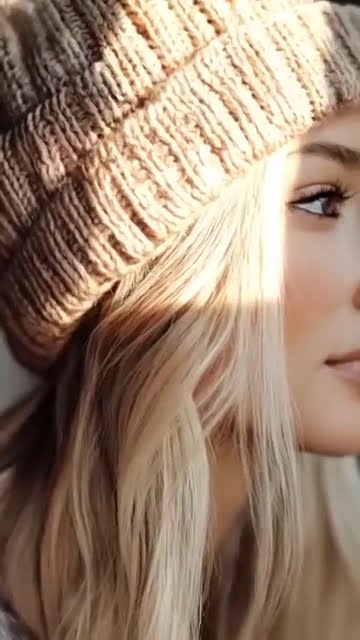 Cozy Knit Beanie with Effortless Chic Vibes #fashion #knitwear #cozylook