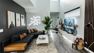 Modern Minimal Living Room Setup Tour 2023