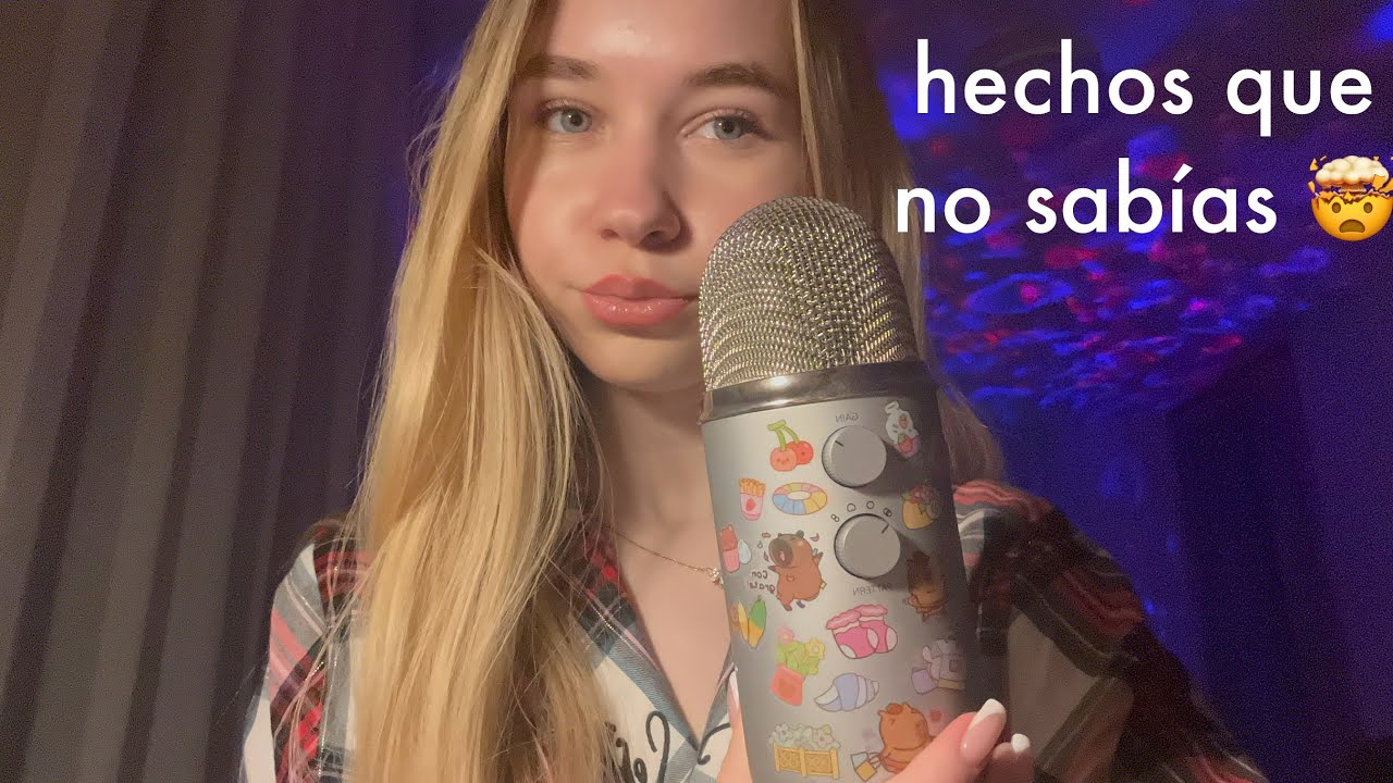 ASMR Hechos Sobre Países HISPANOHABLANTES 🇪🇸