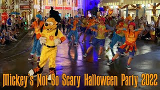 Max Goof as Powerline Leads the Pre-Parade Before Mickey's Boo-to-You Parade, Mickey's Not-So-Scary