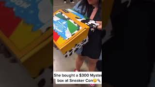 She bought a $300 mystery box at Sneaker Con. How’d she do? She bought a $300 mystery box at Sneaker Con. How’d she do?
