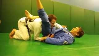 Double under defense to triangle choke