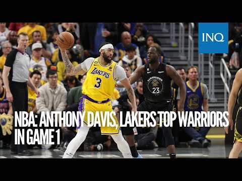 NBA: Anthony Davis, Lakers top Warriors in Game 1 | #INQToday