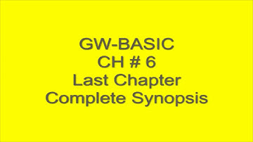 Graphics in GW-BASIC| Graphics chapter in basic| Chapter # 6 gw basic 10th class computer