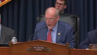 Congressman Griffith Delivers Opening Statement at Environment Hearing on EPA FY27 Budget